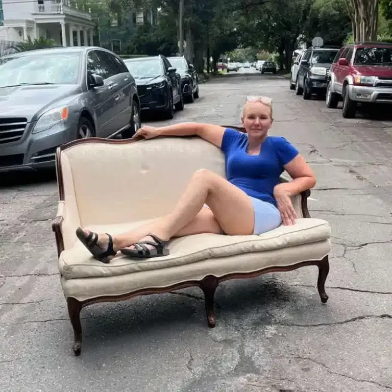 Crystal Stahulak Sitting On Couch 800